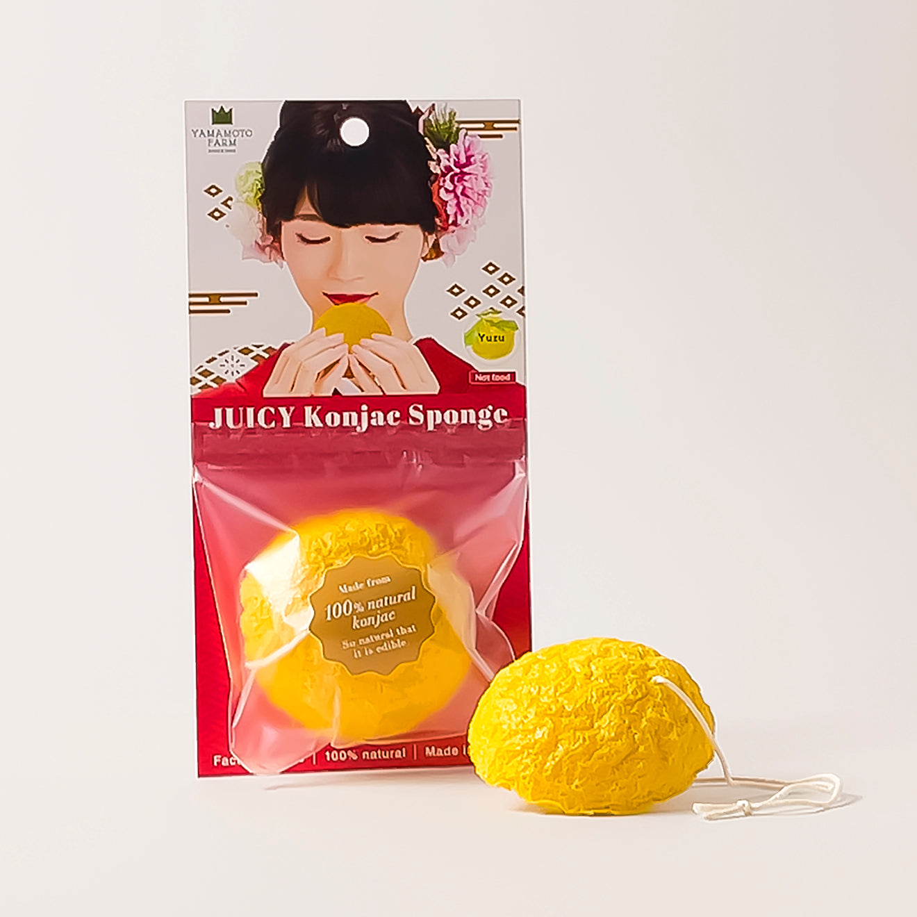 Yamamoto Farm Juicy Konjac Sponge (Yuzu)