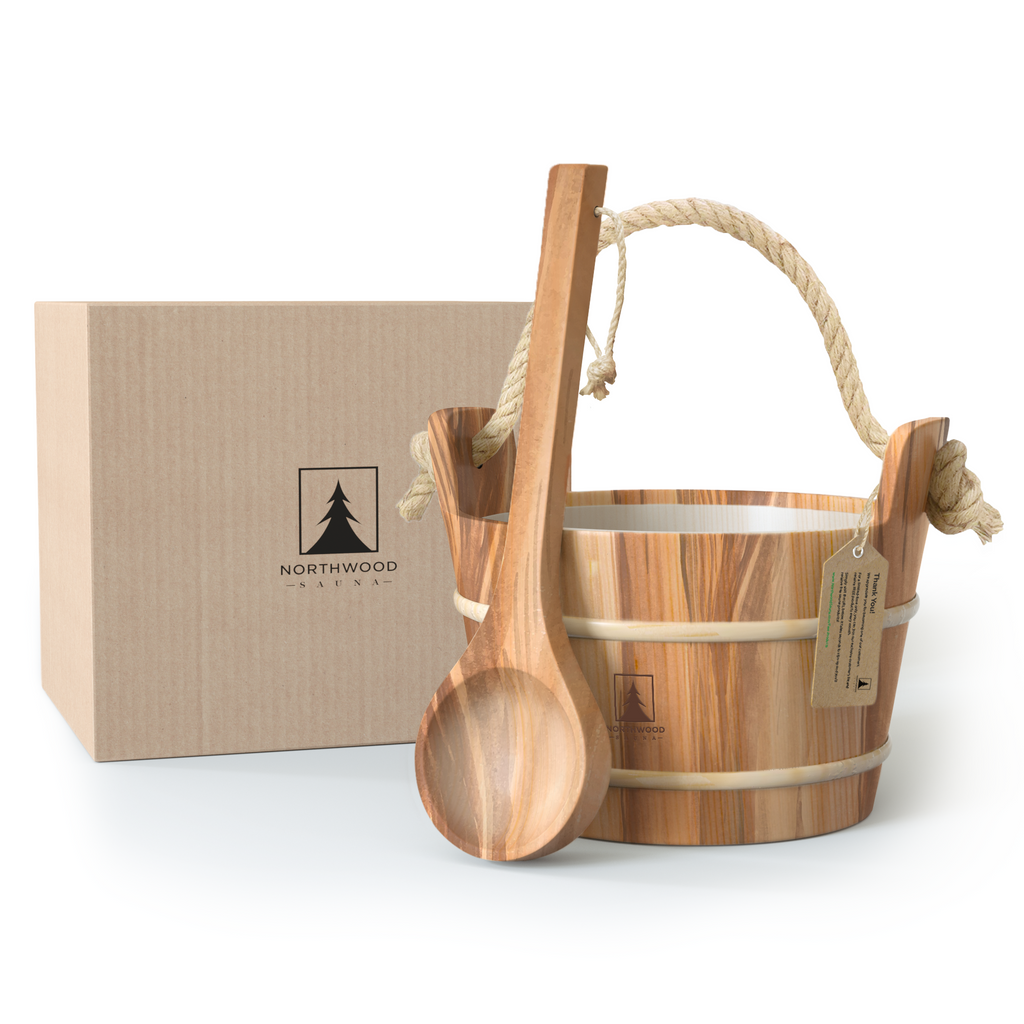 Northwood Sauna Bucket and Ladle Set