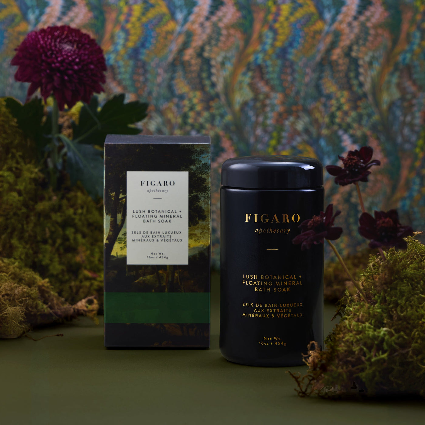 Figaro Apothecary Lush Botanical + Floating Mineral Bath Soak