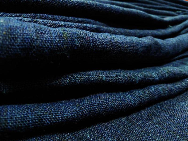 AppleOak FANEEL Indigo-Dyed Handwoven Nettle Fabric