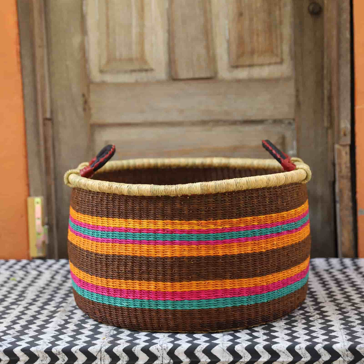 Baba Tree Woven Tub (Medium) by Sarah Adolinaba
